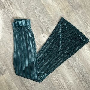 Forever 21 Velour Wide Ankle Pants